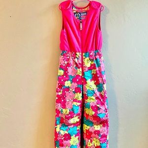 Snow Dragons Girls Floral Snow Pants